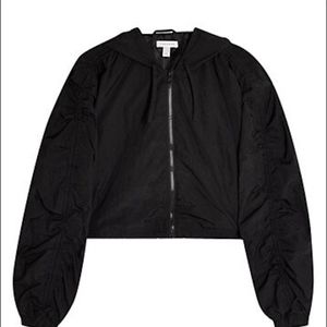 Cropped Nylon Jacket